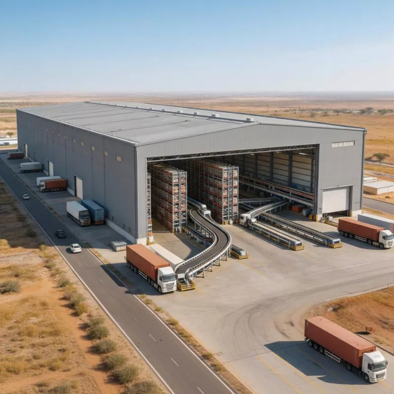 Kio Estas la Kernaj Avantaĝoj de Prefab Modular Steel Frame Logistics Warehouse Construction for E-Commerce Distribution Centers?