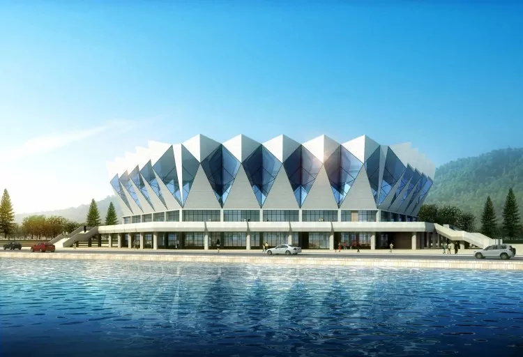 Desegnita Shape Steel Construction Stadium