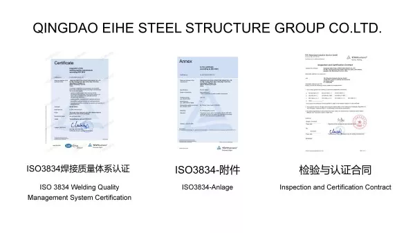 Indoor Aquaculture Warehouse Steel Construction