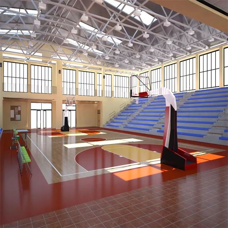 Prefabrikita Dezajna Aranĝo Steel Stadium