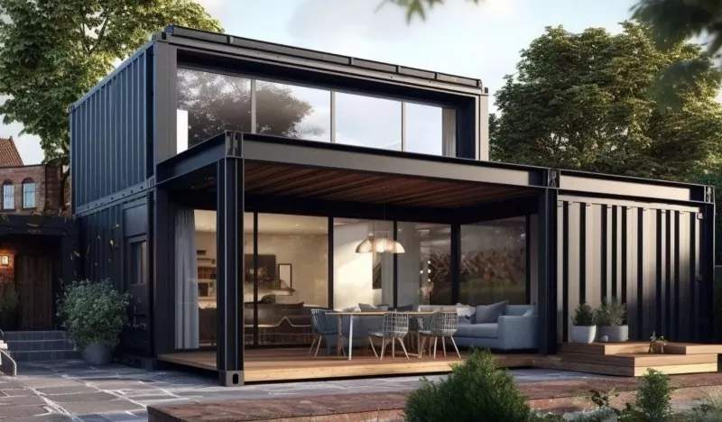 Pitoreska Areo Container House Steel Construction