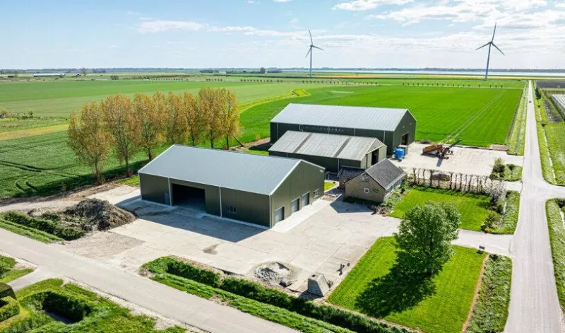 Ŝtalo Strukturo Agrikultura Pretigo Fabrikejo Konstruo