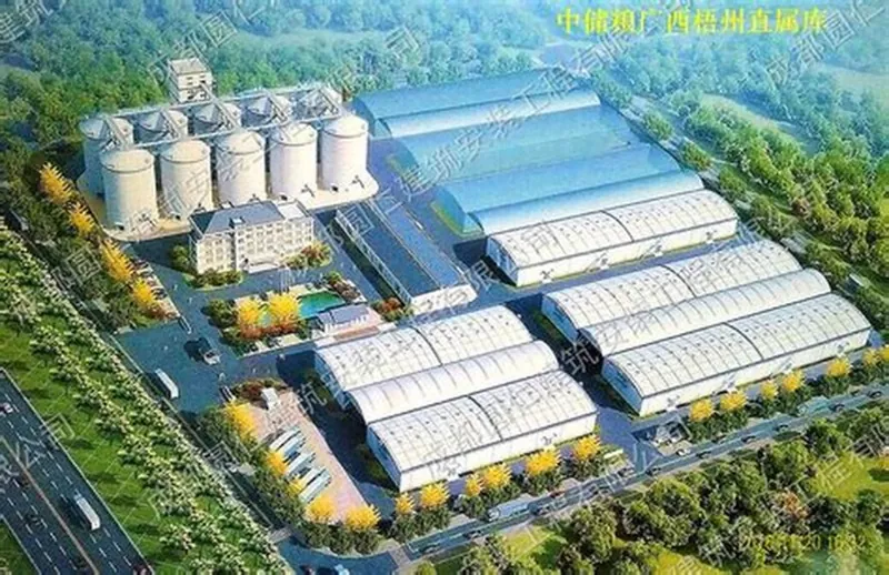 Ŝtalo Strukturo Greno Stokado Deponejo