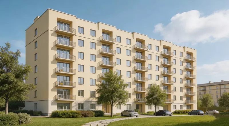 Loĝkonstruaĵo de Ŝtalstrukturo de instruisto